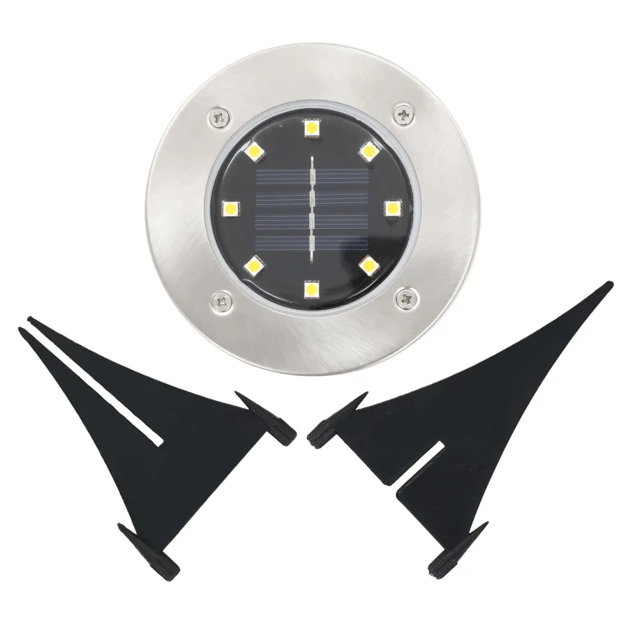 Lampes solaires de sol 8 pcs Lumières LED couleur RVB - 7