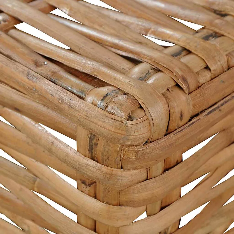 Canapé sans accoudoirs avec coussins Rotin naturel - 6
