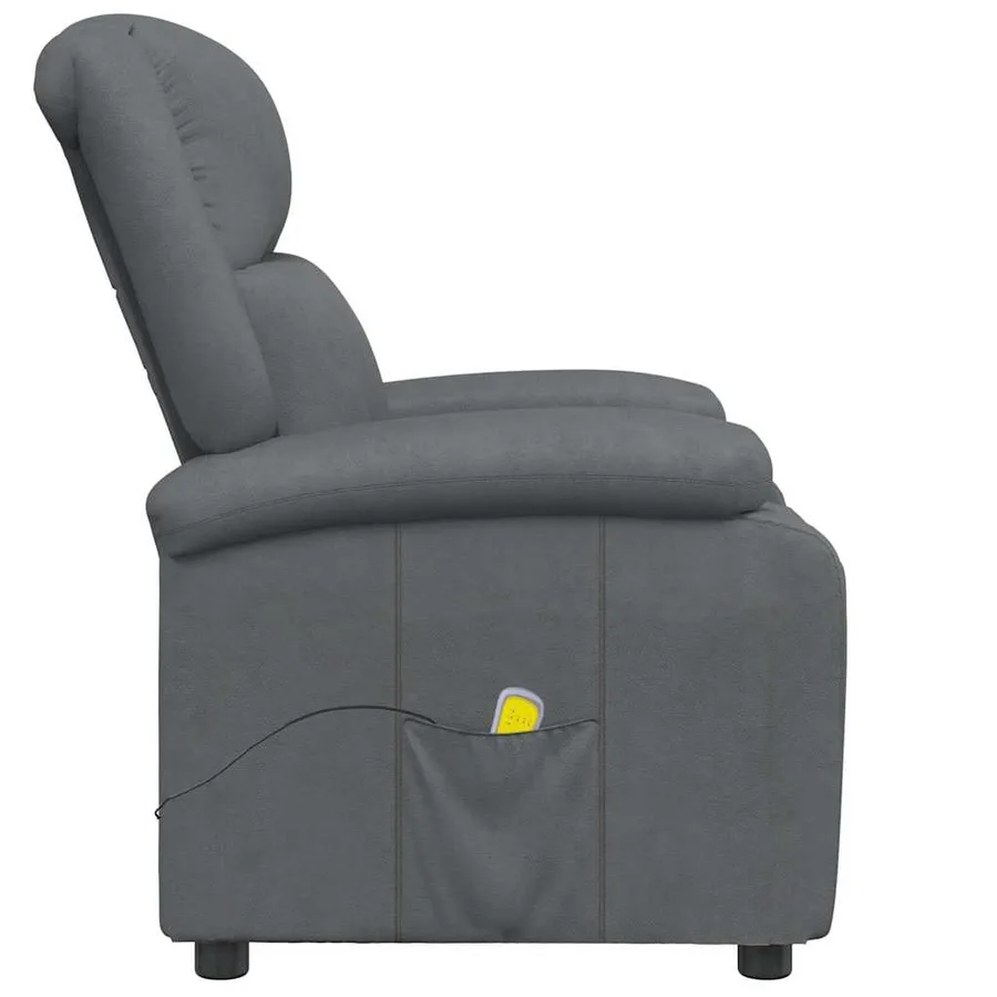 Fauteuil de massage Gris Similicuir - 4
