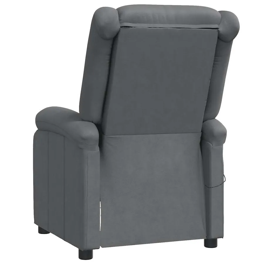 Fauteuil de massage Gris Similicuir - 5