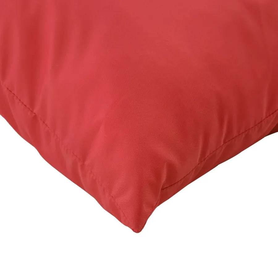 Coussins de palette lot de 3 rouge tissu - 8