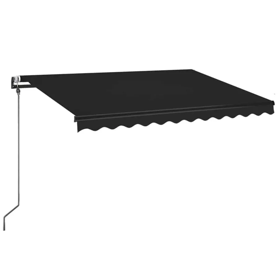 Auvent automatique capteur de vent et LED 350x250 cm Anthracite - 2