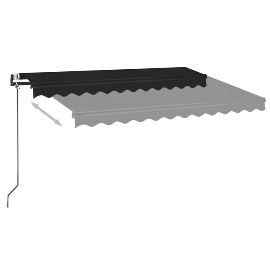 Auvent rétractable automatique 350x250 cm Anthracite - 3