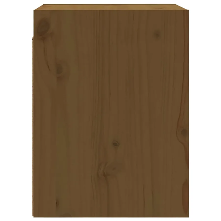 Armoires murales 2 pcs Marron miel 30x30x40 cm Pin massif - 7