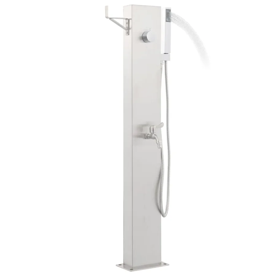 Robinet de douche de jardin 110 cm Acier inoxydable - 3