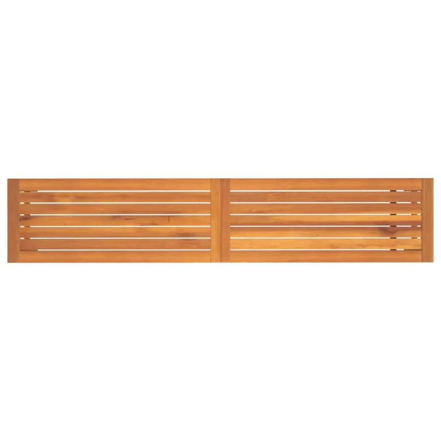 Banc de jardin 180x35x45 cm bois massif d'acacia - 5