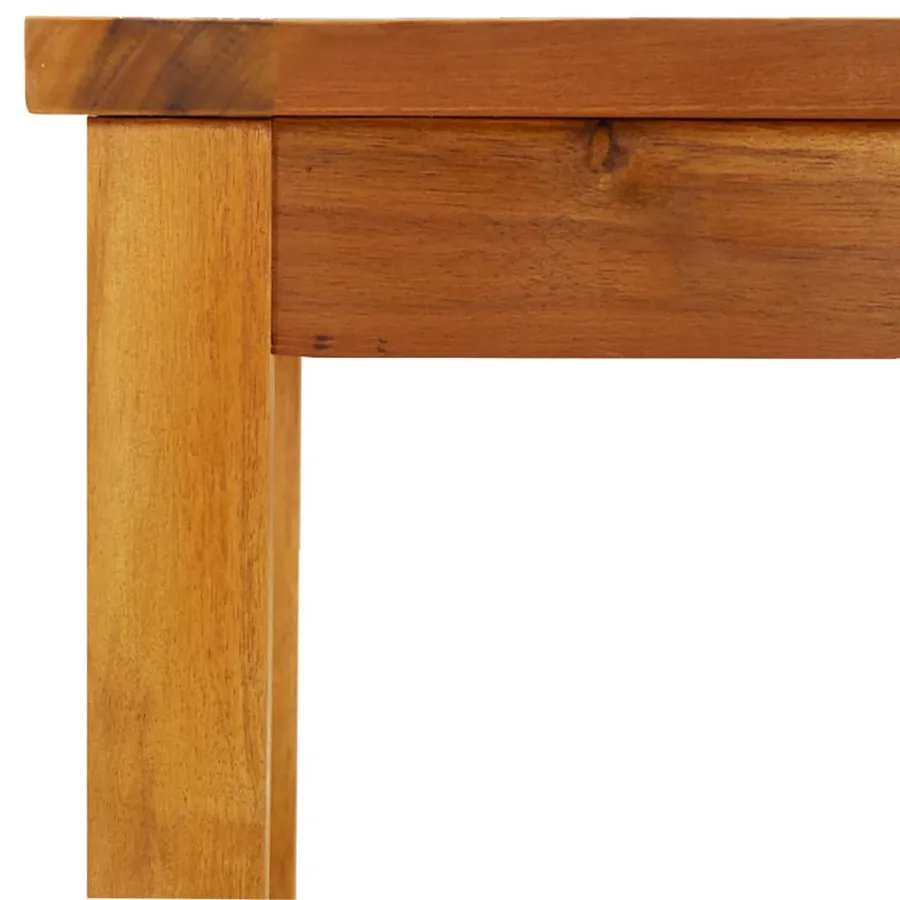 Banc de jardin 180x35x45 cm bois massif d'acacia - 6