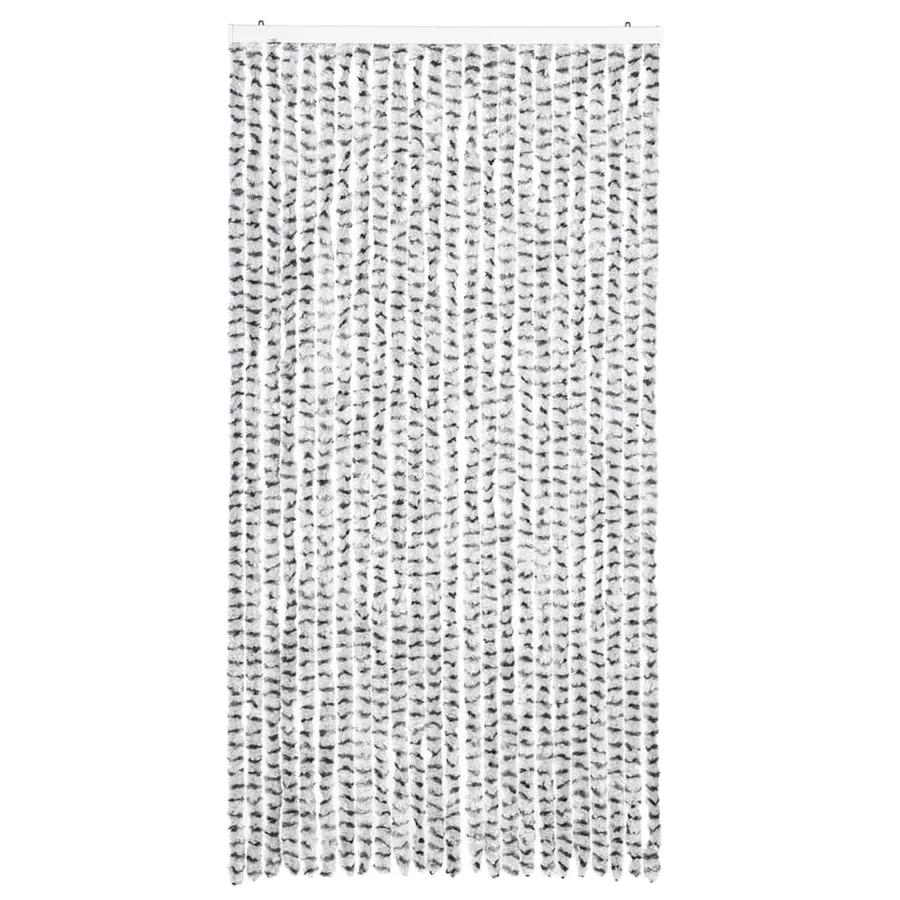 Moustiquaire Gris clair et gris foncé 100x220 cm Chenille - 3
