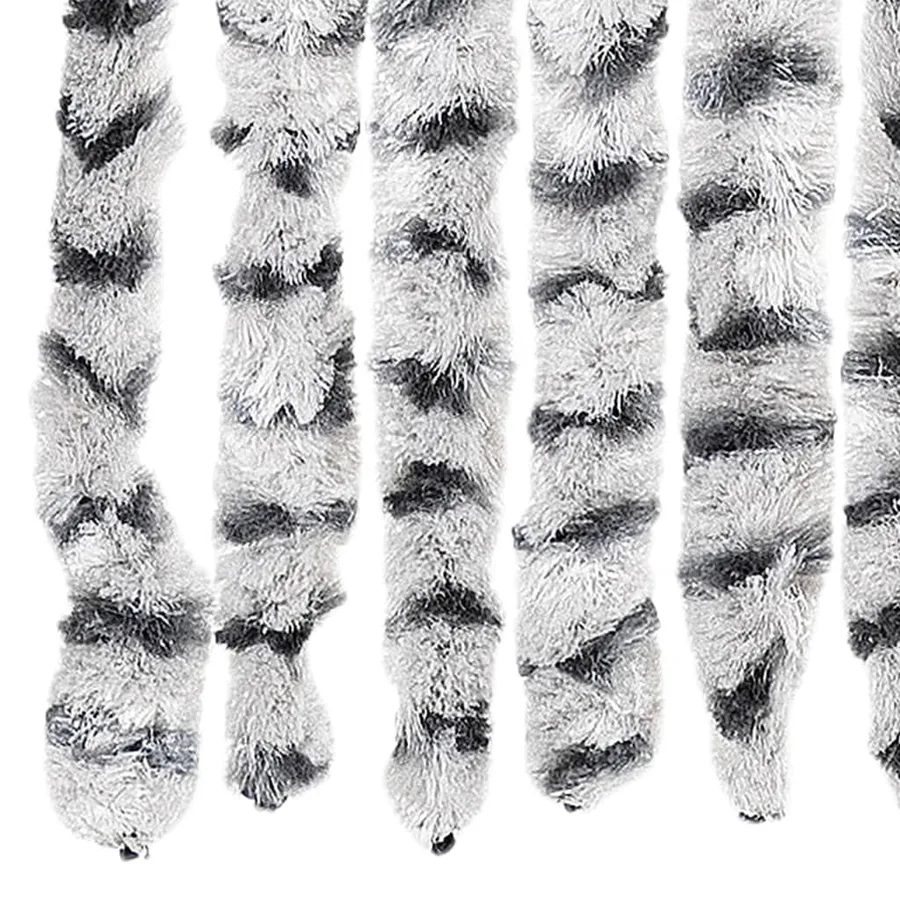 Moustiquaire Gris clair et gris foncé 100x220 cm Chenille - 5