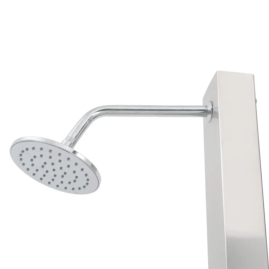 Douche d'extérieur Acier inoxydable Droit - 6