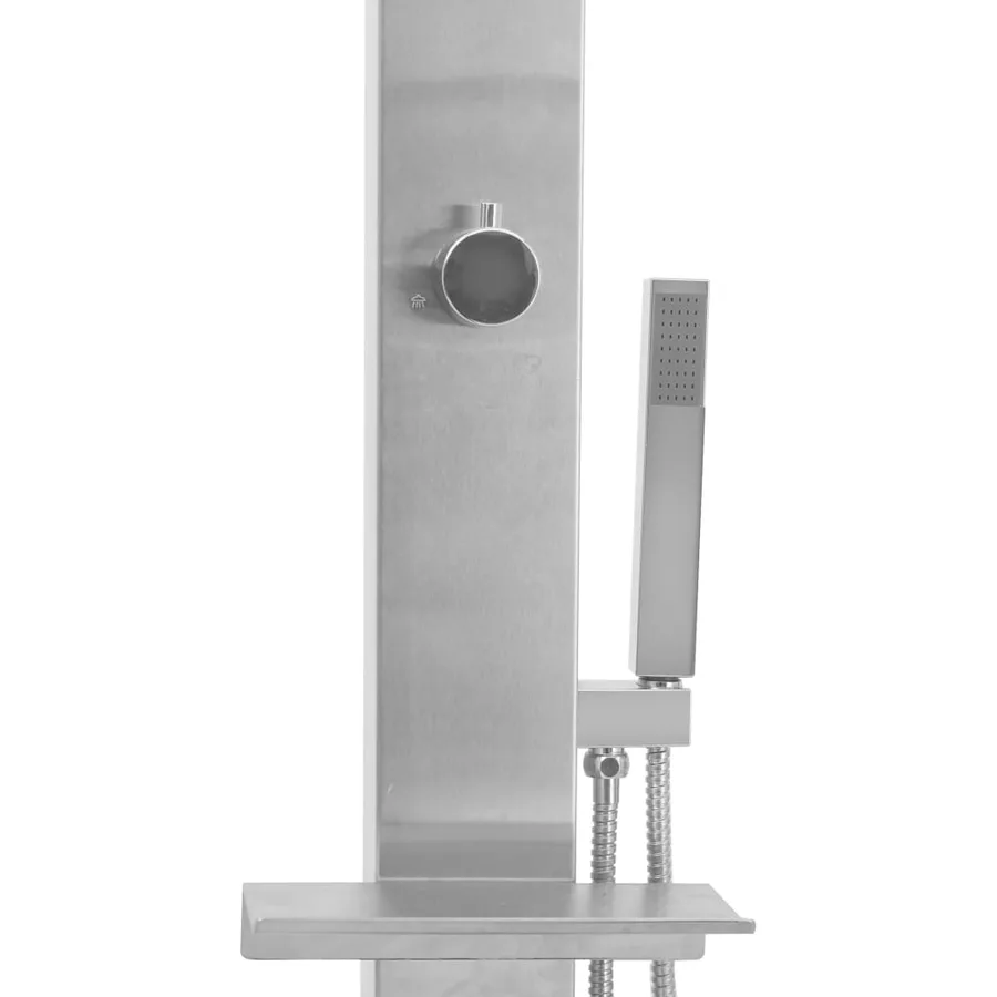 Douche d'extérieur Acier inoxydable Droit - 7