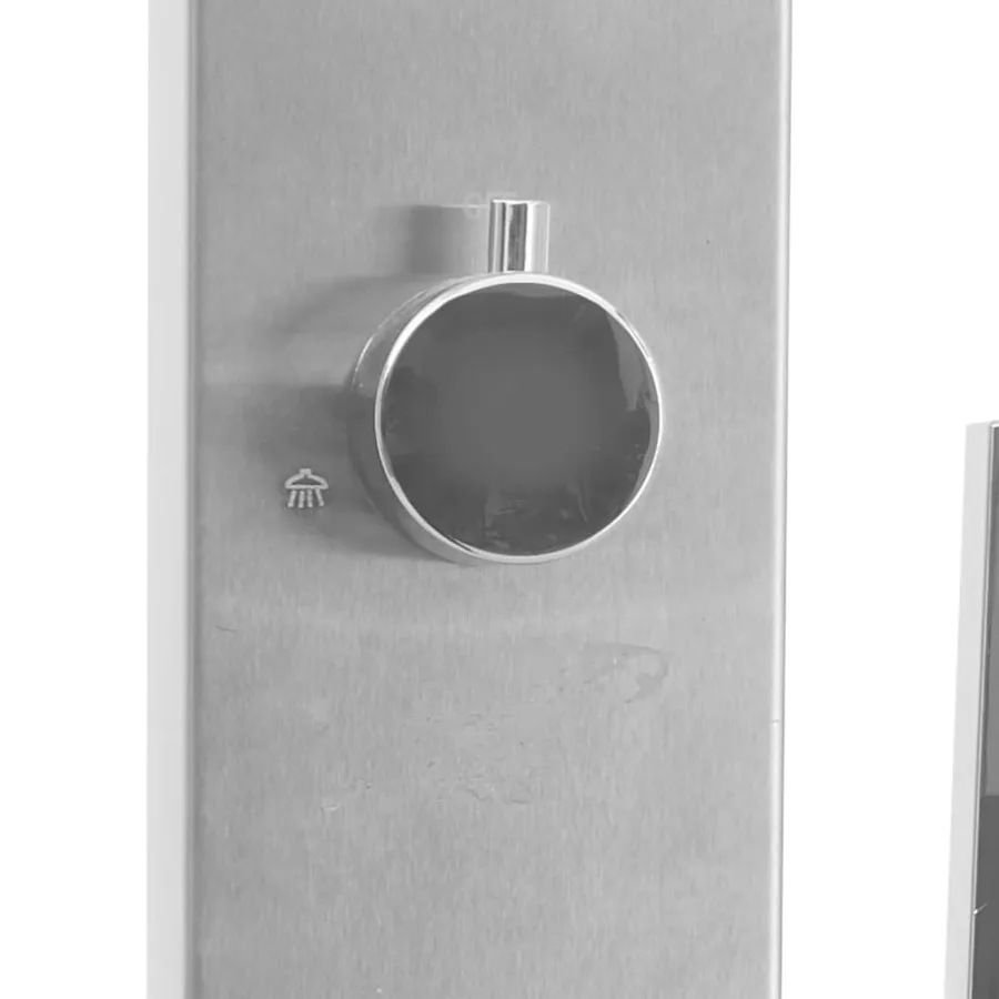 Douche d'extérieur Acier inoxydable Droit - 9