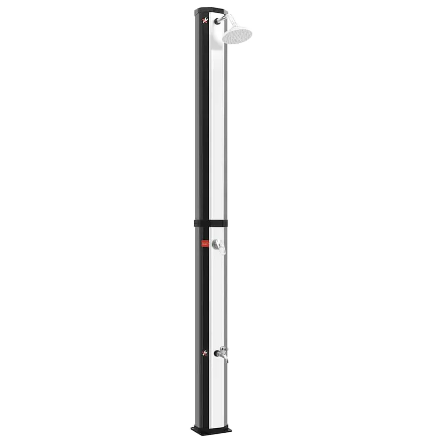 Douche solaire d'extérieur avec pomme de douche et robinet 35 L - 2