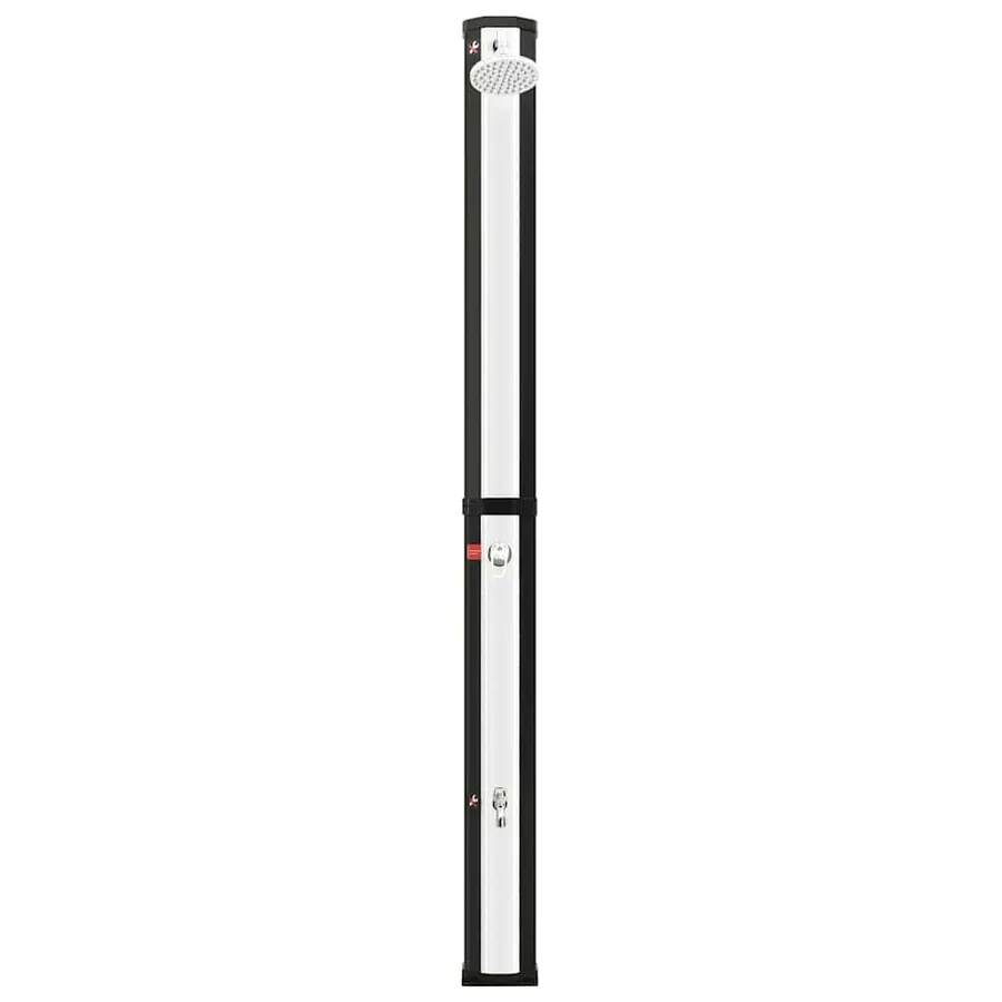 Douche solaire d'extérieur avec pomme de douche et robinet 35 L - 4