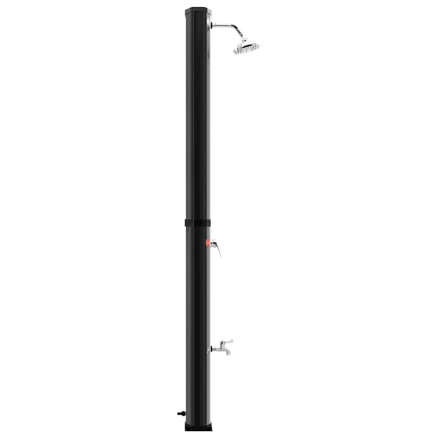 Douche solaire d'extérieur avec pomme de douche et robinet 35 L - 5