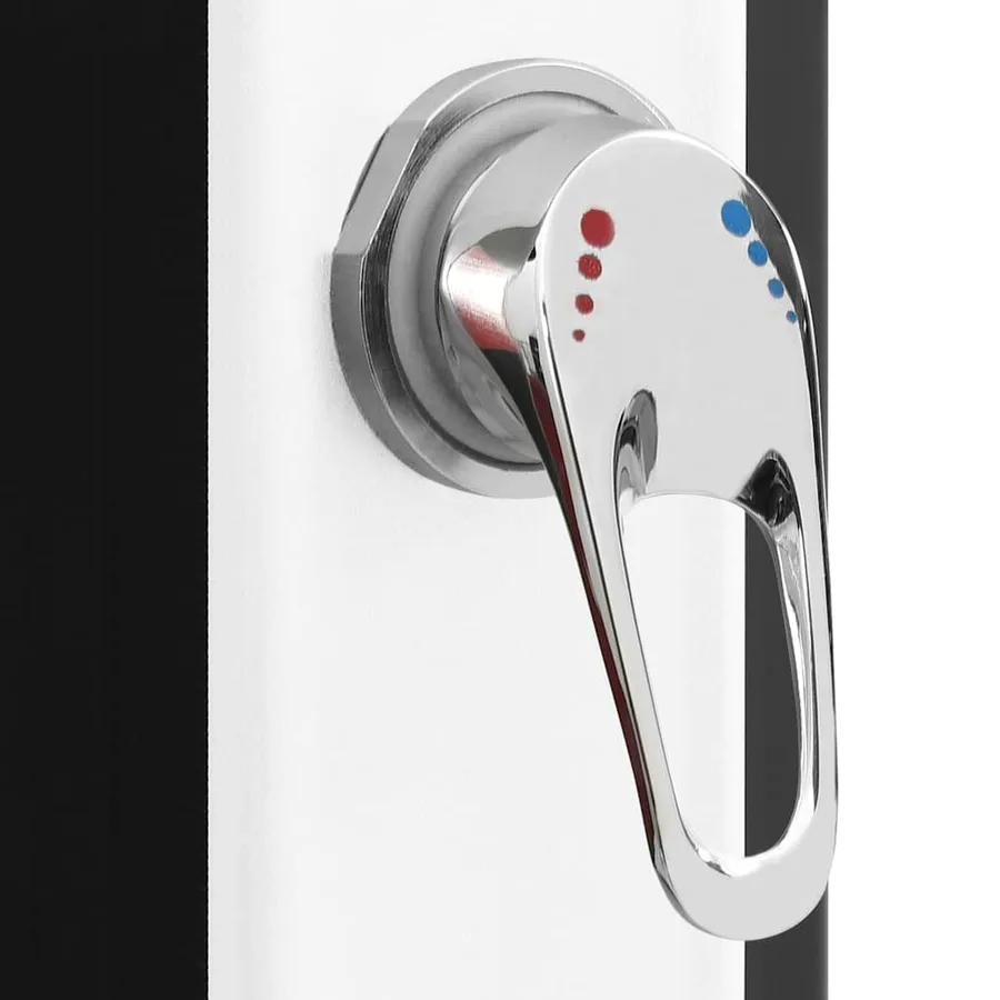 Douche solaire d'extérieur avec pomme de douche et robinet 35 L - 7