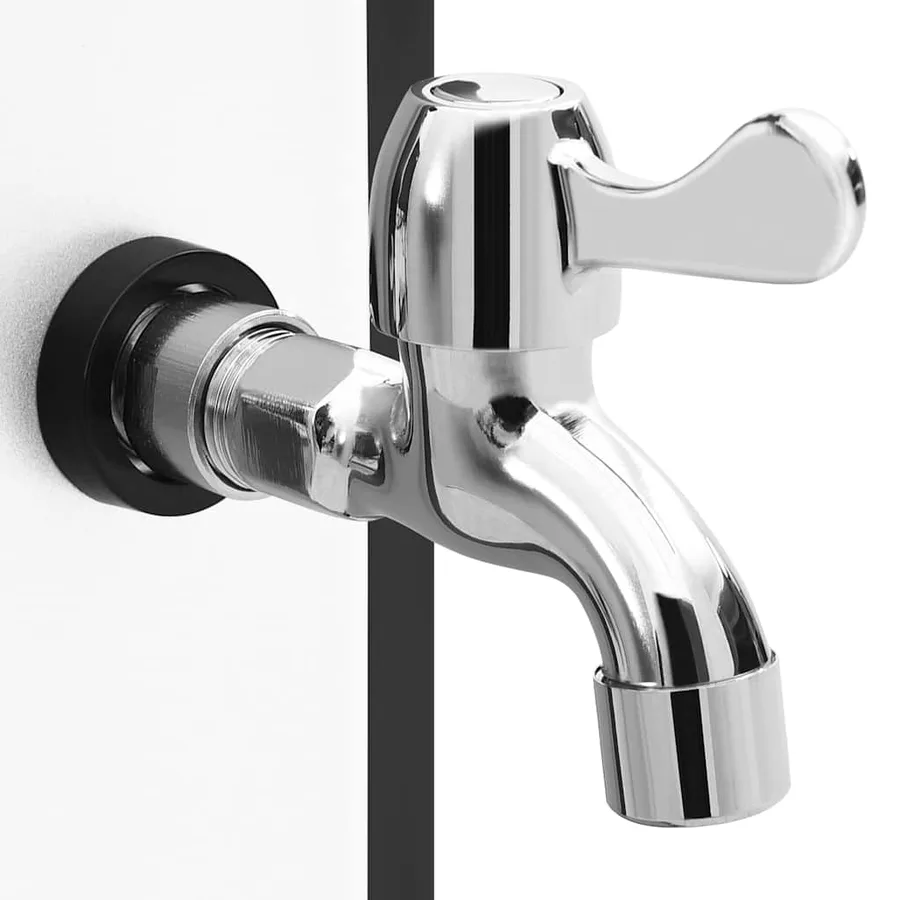 Douche solaire d'extérieur avec pomme de douche et robinet 35 L - 8
