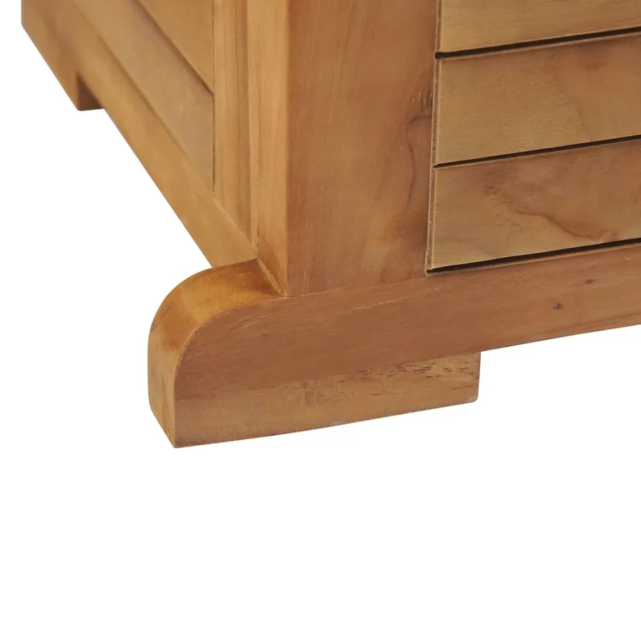 Table pliable de bar 155x53x105 cm Bois de teck solide - 12