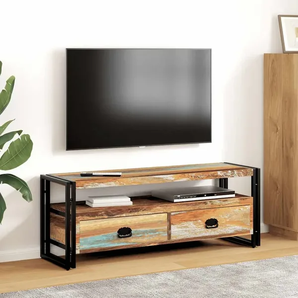 Meuble TV Bois de récupération massif