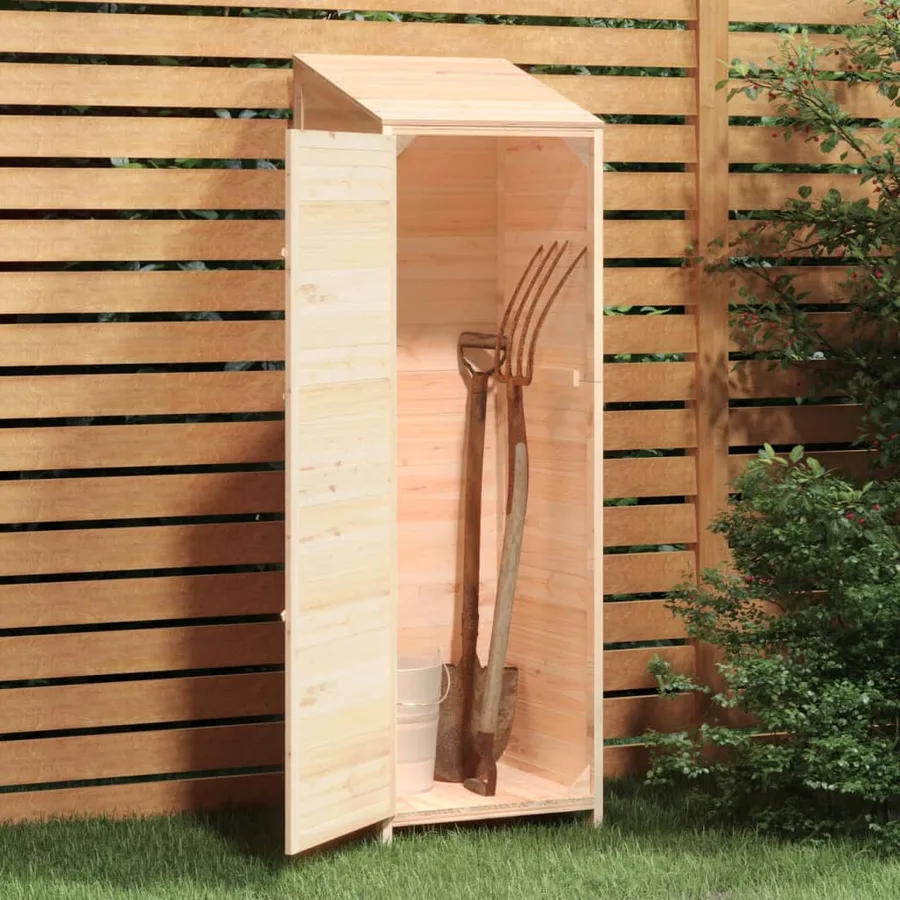 Remise de jardin 55x52x174,5 cm Bois de sapin solide - 3