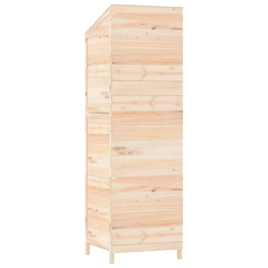 Remise de jardin 55x52x174,5 cm Bois de sapin solide - 6