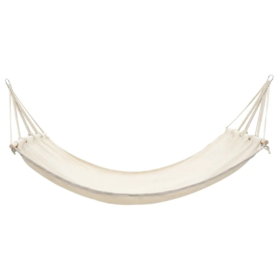 Hamac couleur crème 210 cm x 150 cm - 2