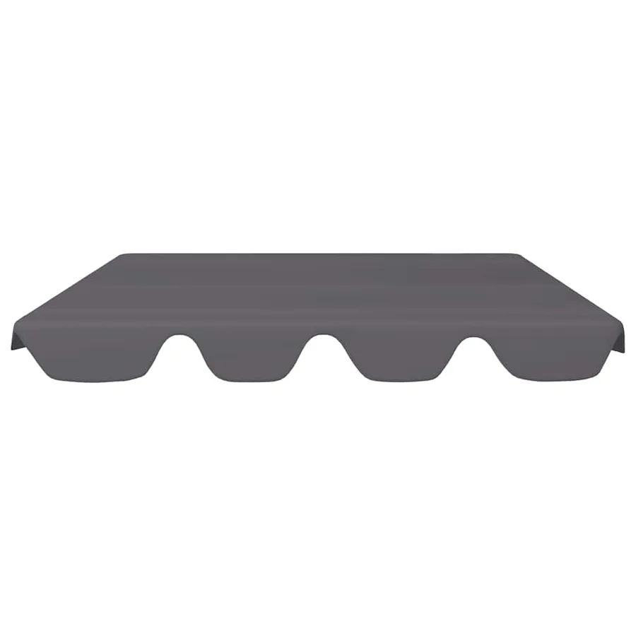 Toit rechange balançoire anthracite 150/130x105/70 cm - 3