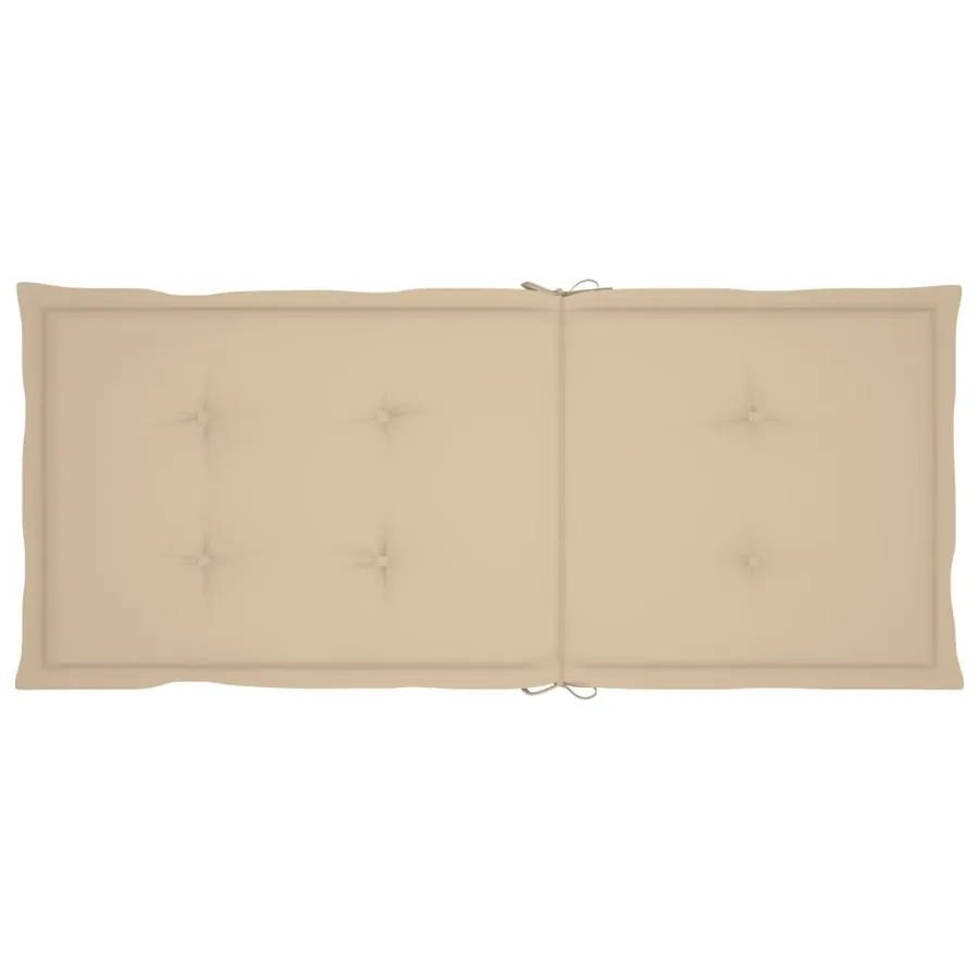 Chaises inclinables de jardin lot de 6 et coussins Bois acacia - 8