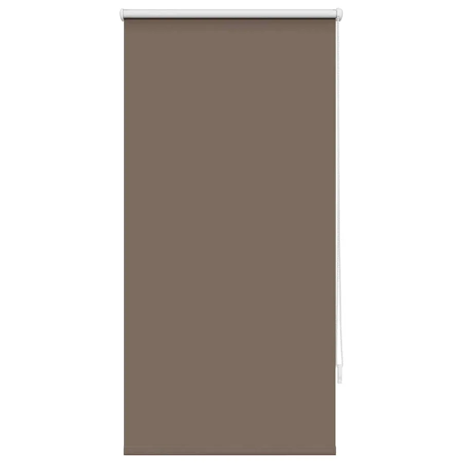 Store enrouleur occultant 64,4 x 120 cm, largeur du tissu 60 cm, couleur café - 2