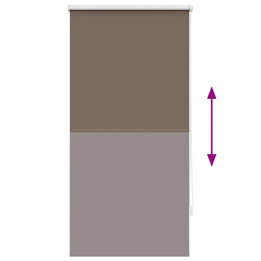 Store enrouleur occultant 64,4 x 120 cm, largeur du tissu 60 cm, couleur café - 9
