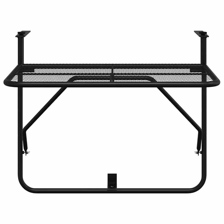 Table de balcon Noir 60x40 cm Acier - 6