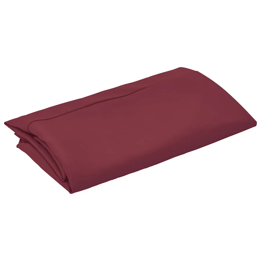 Tissu de remplacement pour parasol d'extérieur Bordeaux 300 cm - 5