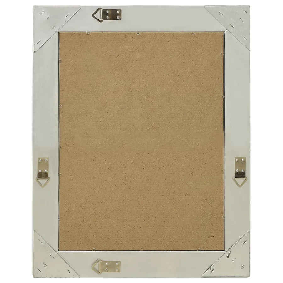 Miroir mural style baroque 50x60 cm Argenté - 3