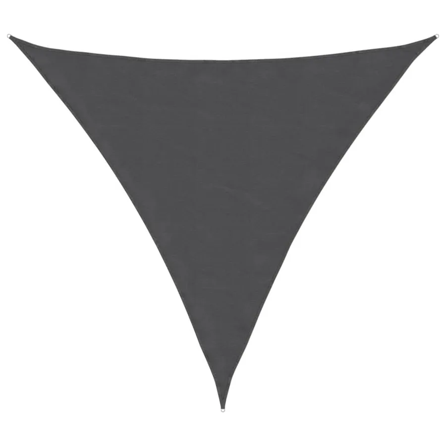 Voile de parasol tissu oxford triangulaire 4,5x4,5x4,5 m - 2