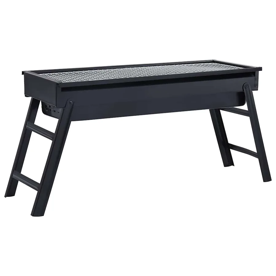 Barbecue portable de camping inoxydable 60x22,5x33 cm