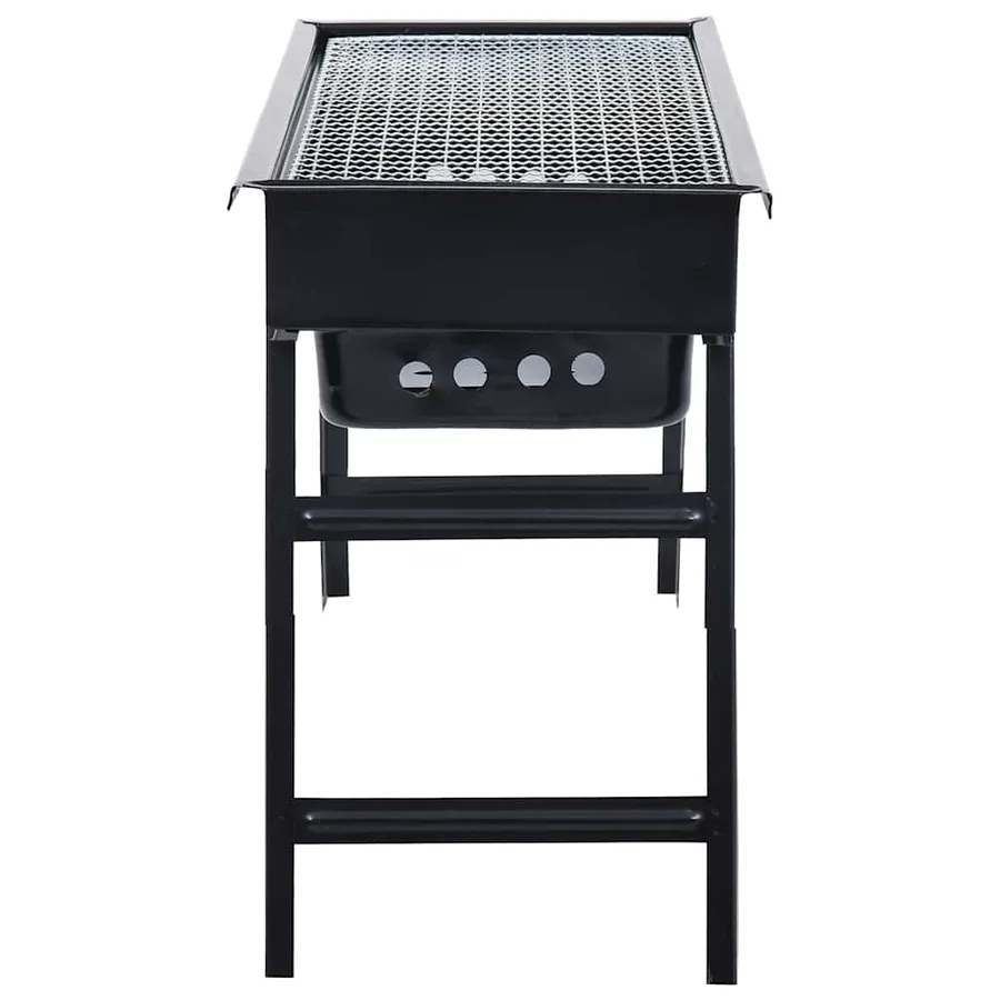 Barbecue portable de camping inoxydable 60x22,5x33 cm - 3