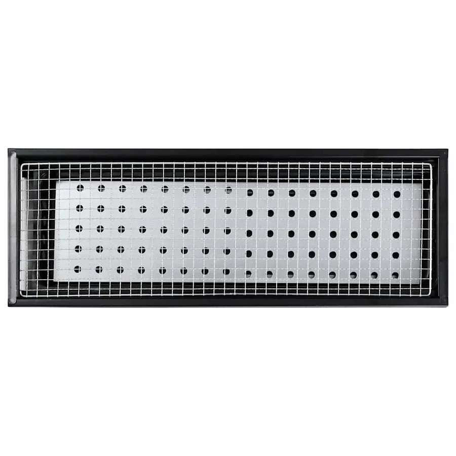 Barbecue portable de camping inoxydable 60x22,5x33 cm - 5