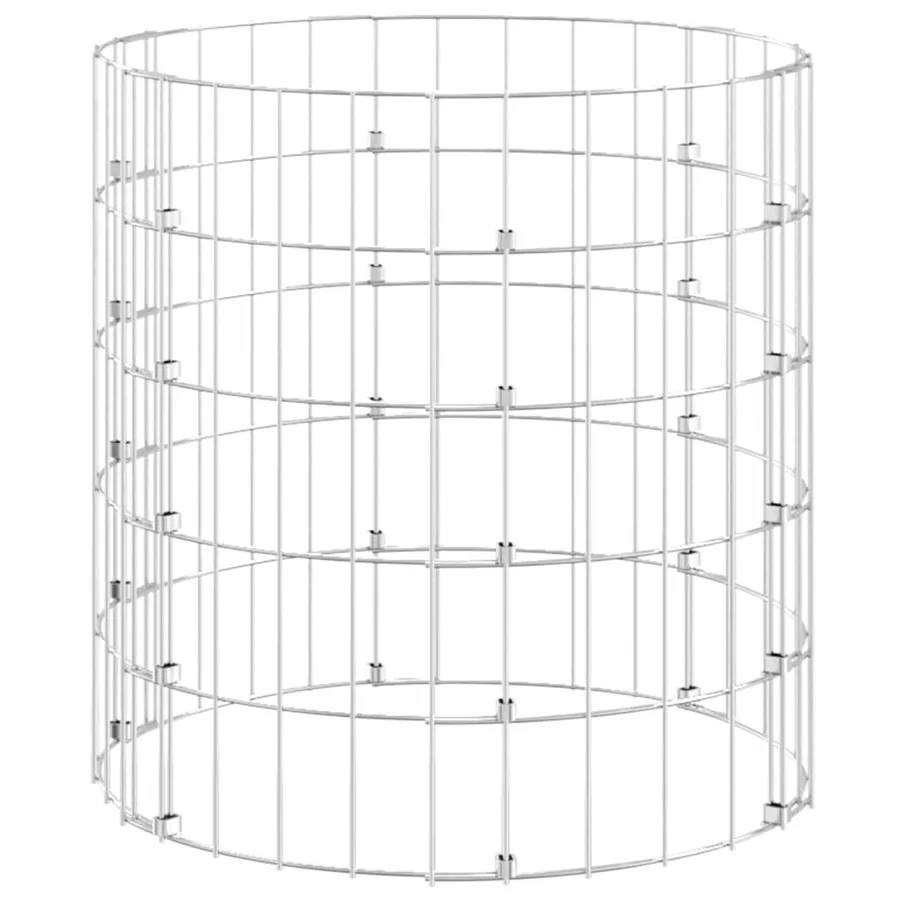 Composteur de jardin Ø50x50 cm Acier galvanisé - 4