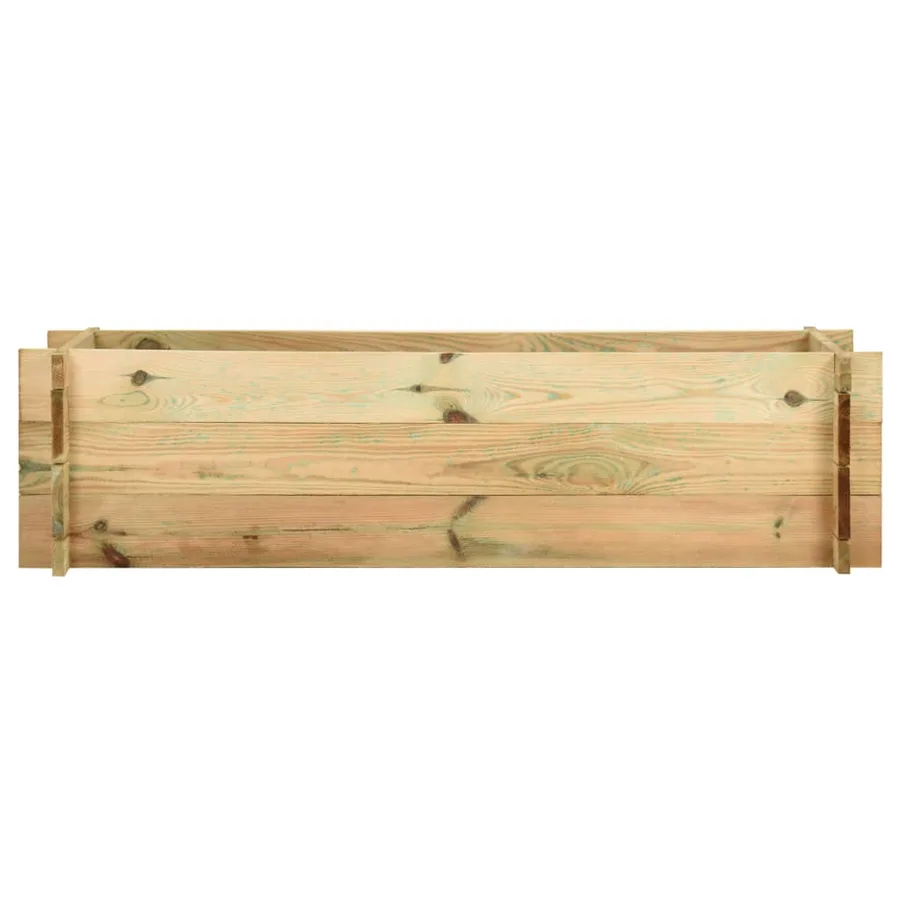 Jardinière surélevée de légumes Bois de pin imprégné 120 cm - 2