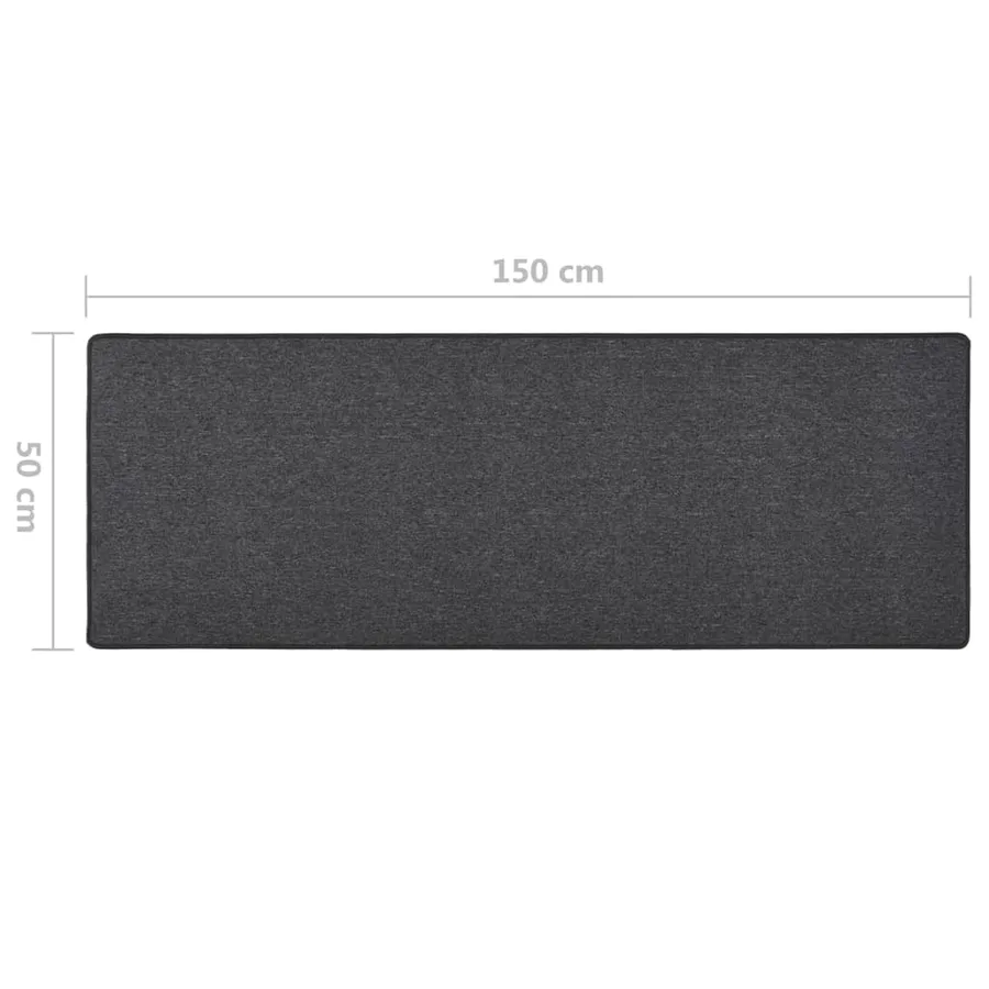 Tapis de couloir Anthracite 50x150 cm - 7