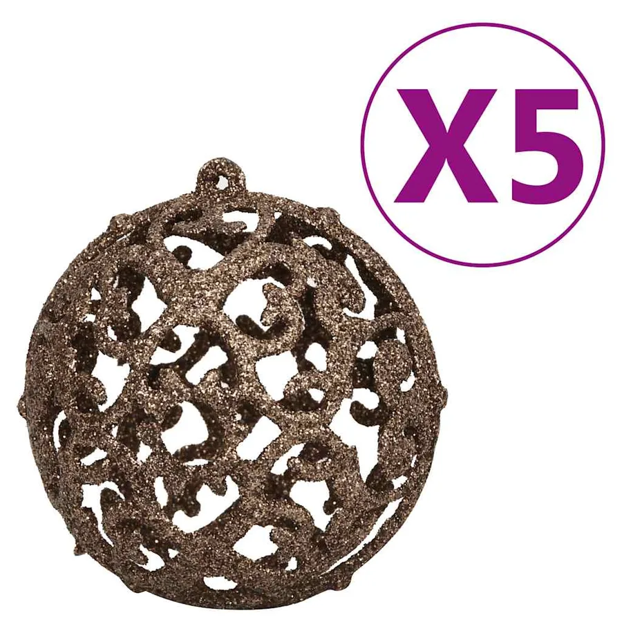 Arbre de Noël artificiel pré-éclairé et boules noir 150 cm PVC - 10