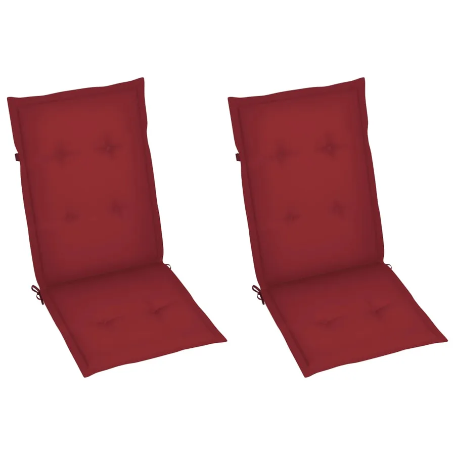 Chaise à bascule avec coussins Gris Bois d'acacia massif - 6