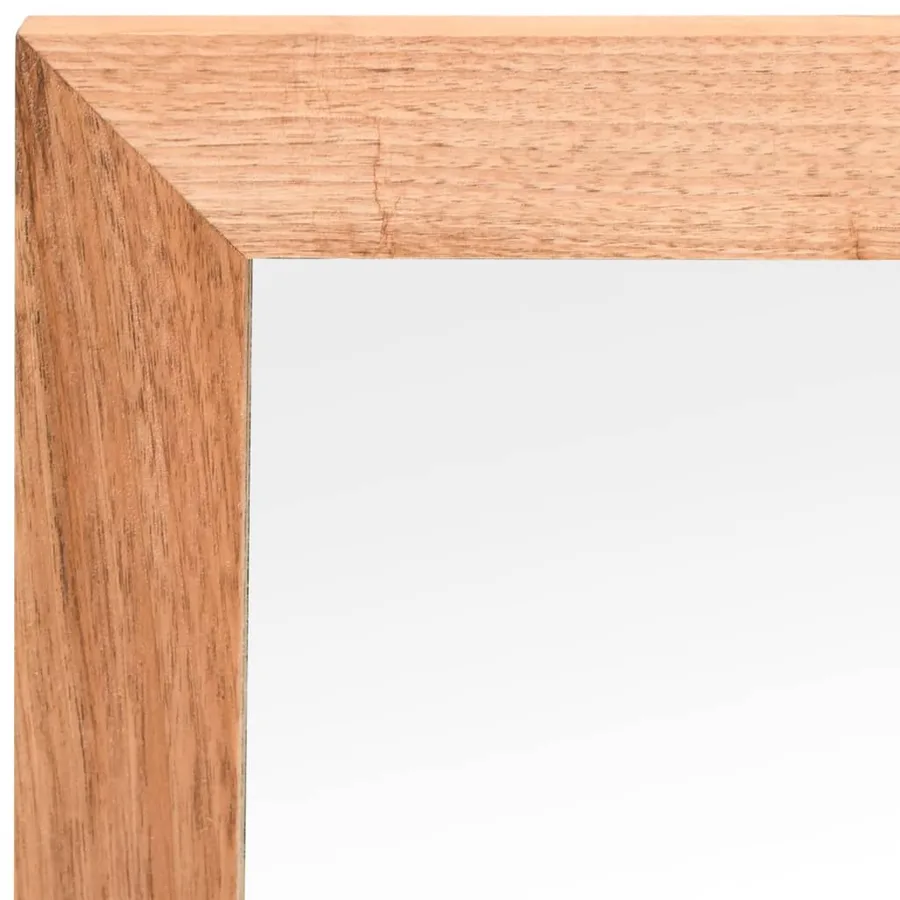 Miroir mural 55x55 cm Bois massif de noyer - 6