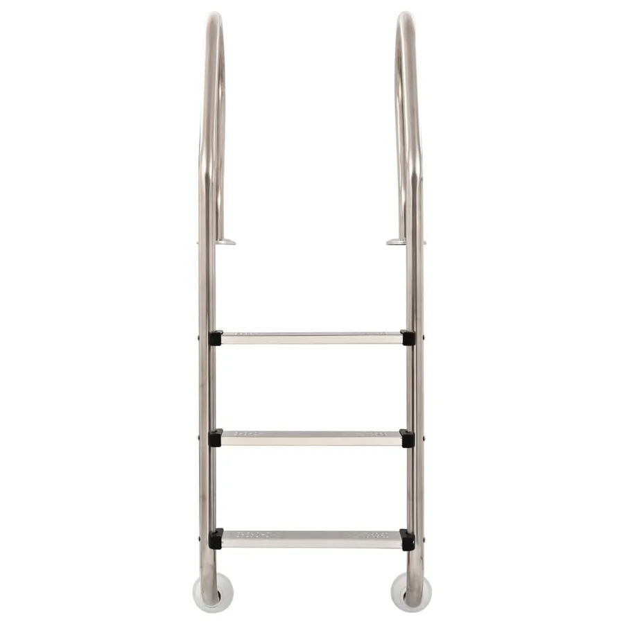 Échelle de piscine à 3 échelons Acier inoxydable 304 120 cm - 2