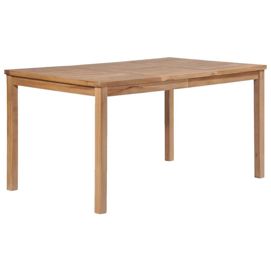 Ensemble à manger de jardin 5pcs Bois de teck massif - 10