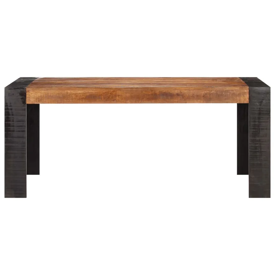 Table de salle à manger 180x90x76 cm Bois de manguier massif - 2