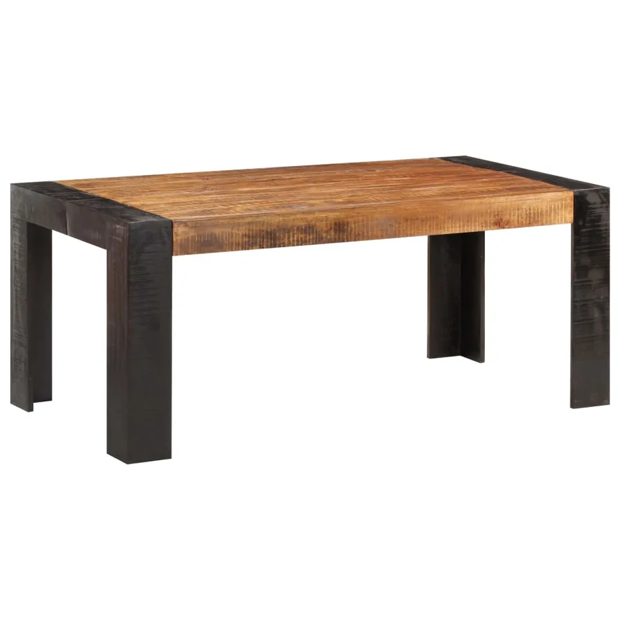 Table de salle à manger 180x90x76 cm Bois de manguier massif - 7
