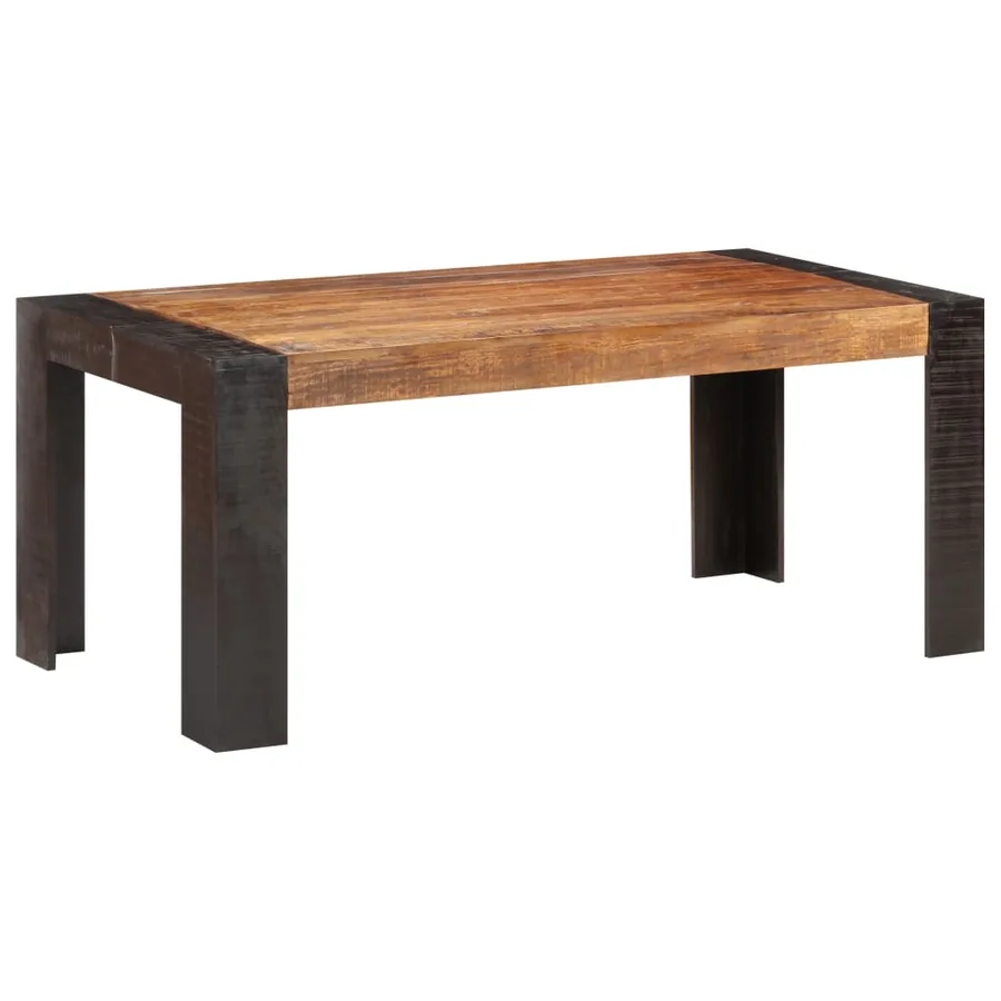 Table de salle à manger 180x90x76 cm Bois de manguier massif - 9