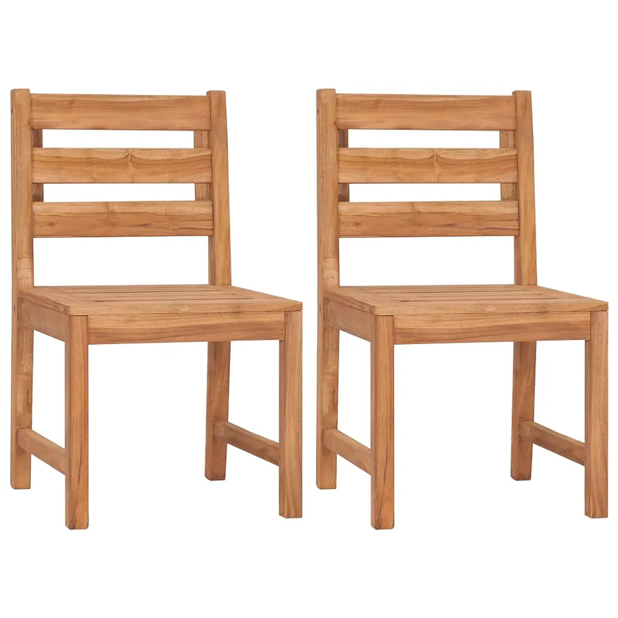 Ensemble à manger de jardin 4 pcs Bois de teck massif - 7