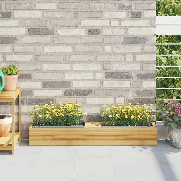 Boîtes à fleurs pour palettes euro 12 pcs Gris 36x13,5x9,5cm PP